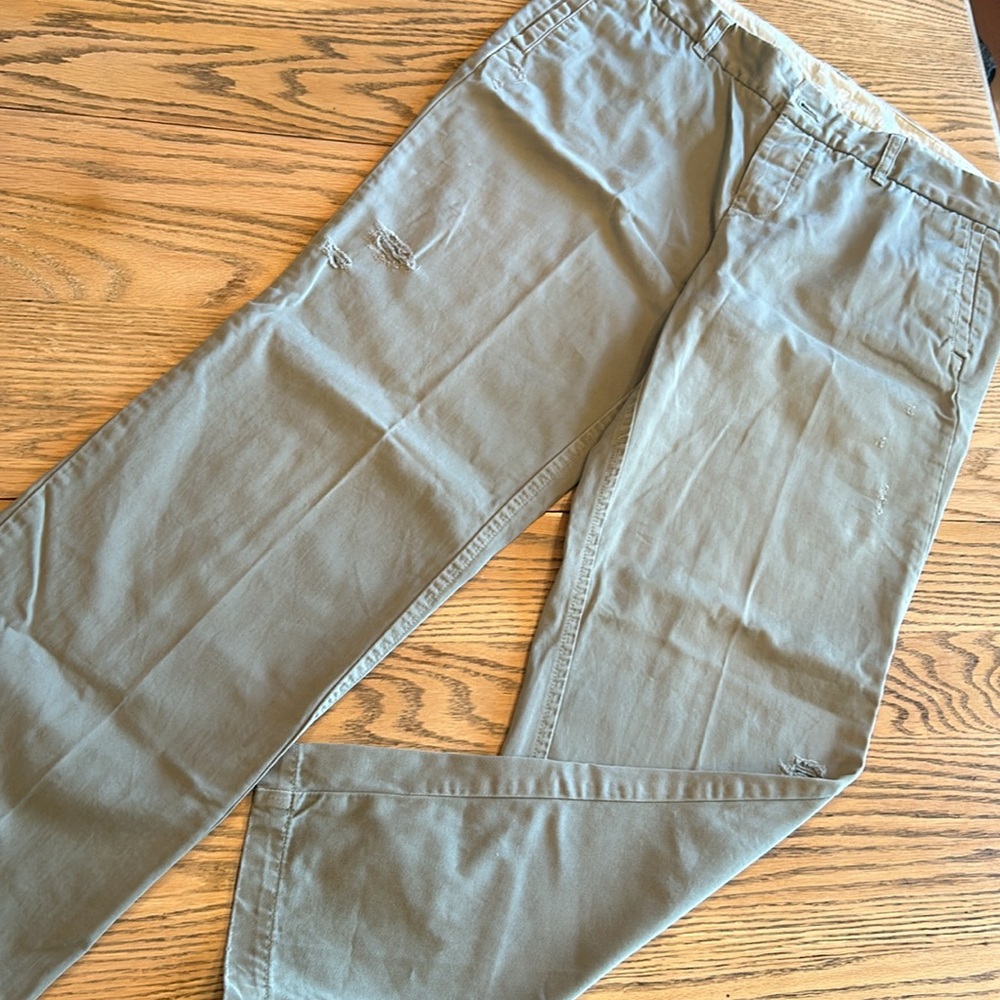 J. Crew City Fit Broken-in Boyfriend Chino Cotton Twill Soft Comfy 10 - Picture 7 of 16